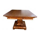 19TH CENT. EMPIRE SQUARE PEDESTAL TABLE