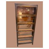 LUNDSTROM 5 STACK MAHOGANY BOOKCASE