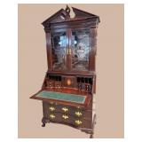 JASPER SOLID CHERRY OVERSIZED OXBOW SECRETARY