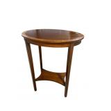 MAHOGANY BANDED INLAID WINE TABLE