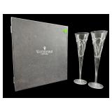 PR OF WATERFORD CRYSTAL ROMANCE TOASTING FLUTES