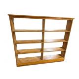 OAK OPEN BOOKSHELF