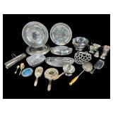 MISC LOT OF SILVERPLATE