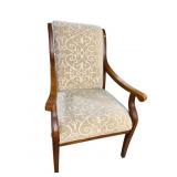 CHERRY OPEN ARM CHAIR