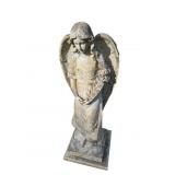 LARGE FIBERGLASS WINGED GUARDIAN ANGEL
