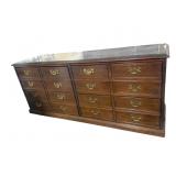 MAHOGANY 4 DRAWER FILE CABINET
