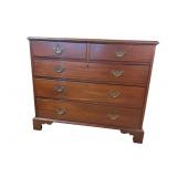 19TH CENTURY SOLID MAHOGANY ENGLISH CHEST