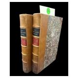 2 VOLUMES OF SIR WALTER SCOTTS LEATHER BOUND BOOKS