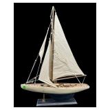 WOODEN DECORATIVE SAILBOAT
