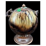 SIGNED MANGUM 2008 STUDIO ART POTTERY TEAPOT