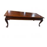 SOLID CHERRY QUEEN ANNE COFFEE TABLE