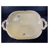 VERY LARGE TUSCANY ITALY POTTERY SERVING TRAY