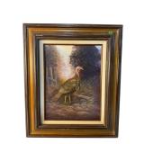 ESTELLE NIXON TURKEY PAINTING ON CANVAS