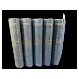 5 VOLUMES OF MAUPASSANT D.A MCKINLAY & CO BOOKS