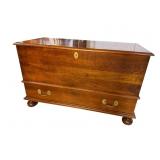 SOLID CHERRY BLANKET BOX