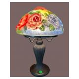 REVERSE PAINTED PUFFY ROSE TABLE