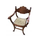 MAHOGANY SAVANNAH ROLO CHAIR