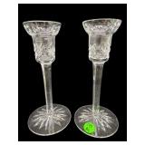 PR OF WATERFORD CRYSTAL LISMORE CANDLESTICKS