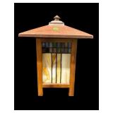 MISSION OAK STYLE LANTERN LAMP
