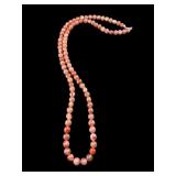 DESIGNER JAY KING STERLING CARNELIAN NECKLACE;