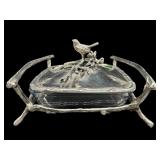 ARTHUR COURT STYLE DECORATIVE BIRD SERVING DISH