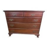 GEORGETOWN GALLERIES SOLID MAHOGANY 5 DRAWER CHEST
