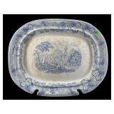MONUMENTAL MEIR & SON IRONSTONE BLUE AND WHITE