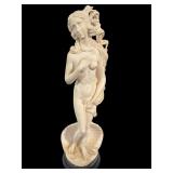 TALL HEAVY PLASTER NUDE STATUE