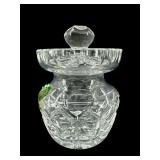 WATERFORD CRYSTAL JAM JAR WITH LID