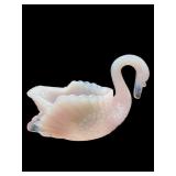 BOYD PINK SWAN SALT CELLAR