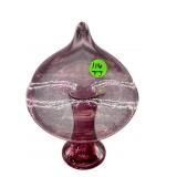 PILGRIM GLASS CRANBERRY JACK IN THE PULPIT VASE