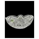 SMALL ANTIQUE ABP CUT CRYSTAL BOWL