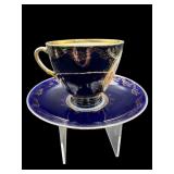 ANTIQUE ROYAL VIENNA BEEHIVE PORCELAIN TEA CUP