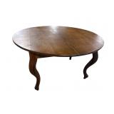 WALNUT VICTORIAN DINING TABLE