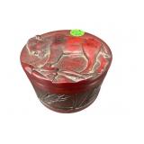 BOMA BUFFALO CARVED RESIN TRINKET BOX