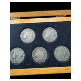 LOT OF 5 MORGAN SILVER DOLLARS
