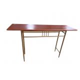 MODERN DESIGN METAL BASE CONSOLE TABLE