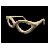 METAL DECORATIVE PAIR OF GLASSES