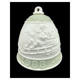 1988 LLADRO CHRISTMAS BELL ORNAMENT
