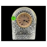 WATERFORD CRYSTAL QUARTZ DESK CLOCK