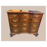 ETHAN ALLEN SOLID CHERRY BLOCKFRONT 4 DRAWER CHEST