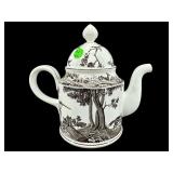 VILLEROY AND BOCH ANJOU PORCELAIN TEAPOT WITH LID