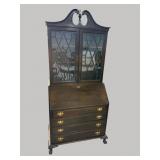 SOLID MAHOGANY COLONIAL FURNITURE SECRETARY