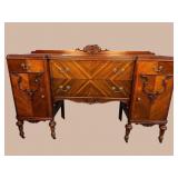 WALNUT CARVED BUFFET