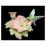 FITZ AND FLOYD HUMMINGBIRD AND HIBISCUS