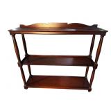 HANGING MAHOGANY WHAT-NOT SHELF