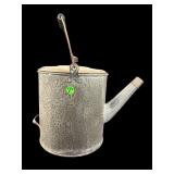 ANTIQUE SPECKLED ENAMEL WATER BUCKET