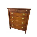 SOLID MAHOGANY 6 DRAWER TALL CHEST