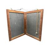 ANTIQUE SLATE CHALKBOARD