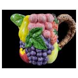 HANDCRAFTED PORCELAIN FRUIT PITCHER
